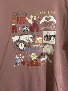 Bella Canvas Mauve Pink Taylor-Inspired Graphic  Tee